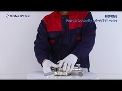 Sanitary grade manual butterfly valve multi - position handle for regulating flow