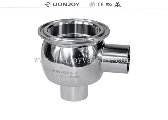 SS316 Welding Manual Sanitary Radial Diaphragm Valve For Pharmaceutical Industry