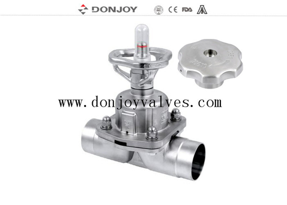 SS316L Donjoy Phamacy Sanitary Diaphragm Valve ASME BPE Standard