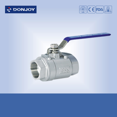 3pcs welded full port Sanitary Ball Valve With connection pipe