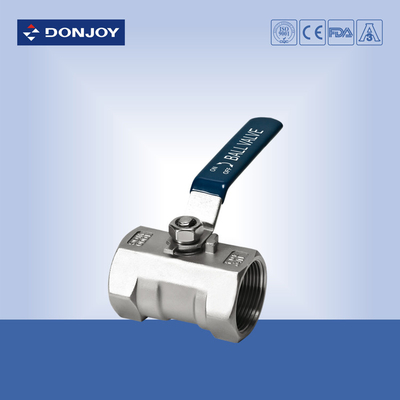 One Peice Sanitary Ball valve With  Female Thread Connection
