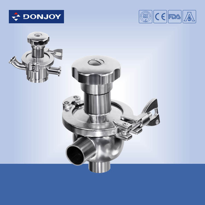 SS316L Manual Radial Diaphragm Valve EPDM  PTFE Gasket for fluid control