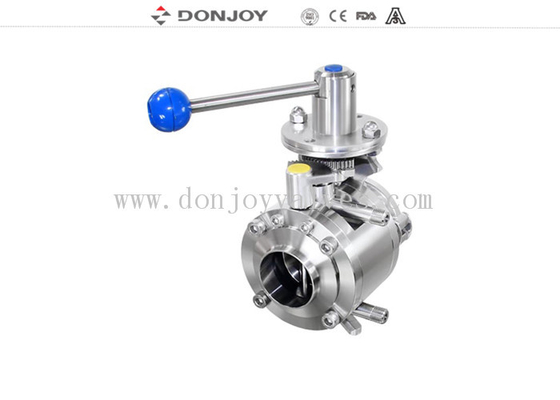DN25 Sanitary Mixproof Butterfly Valves For Home Brewing