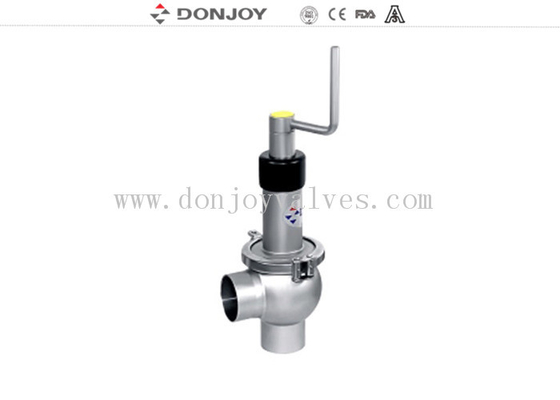 Manual regulating 304 / 316L reversing seat valve with rotary handle 1'' - 6''