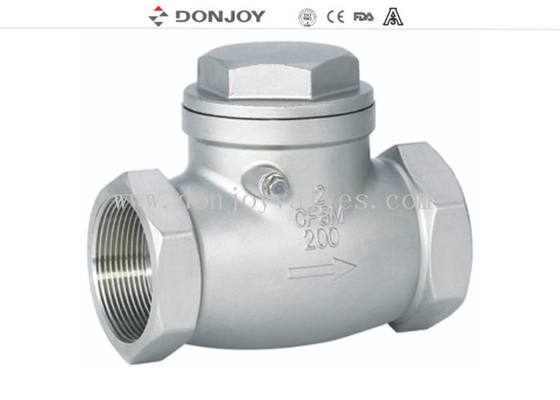 SS304 /SS316L ,Stinaless steel  BSP Female thread swing Check valve,