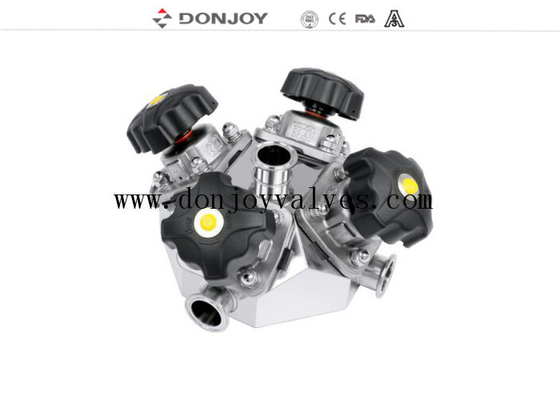 54A Type Multiport Epdm Diaphragm Valve With Plastic Handle