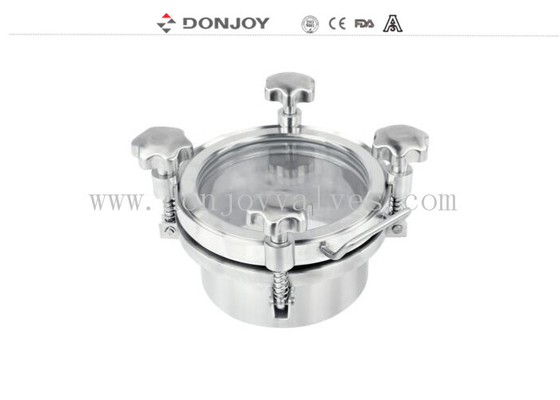 SS316L Circular Manhole Covers 450×100mm For Pharmaceutical Stirring Tank